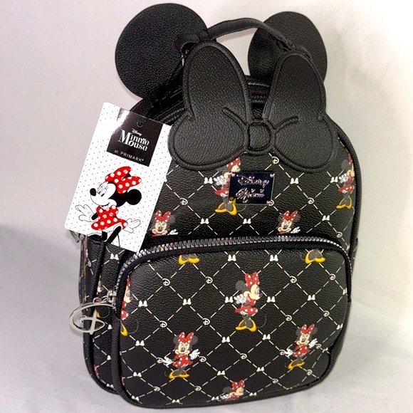 🆕 Disney Minnie Mouse Icon Ltd Edition Bow & Ears Mini-Backpack - Picture 4 of 13